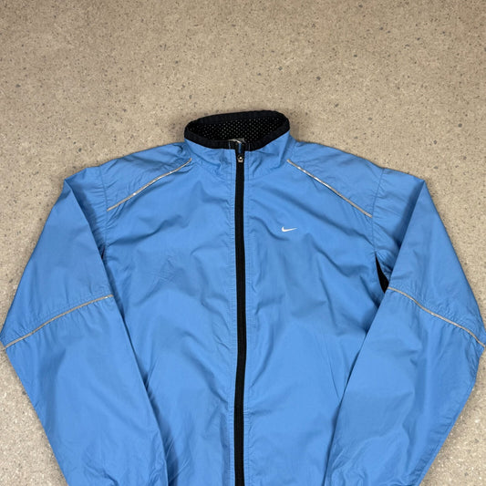 Nike Windbreaker Medium Womens Baby Blue Colourway Embroidered Logo