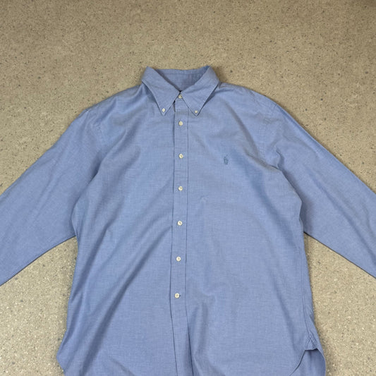 Ralph Lauren Thirt Slim Fit XL Blue Colourway Embroidered Logo 17.5” Neck