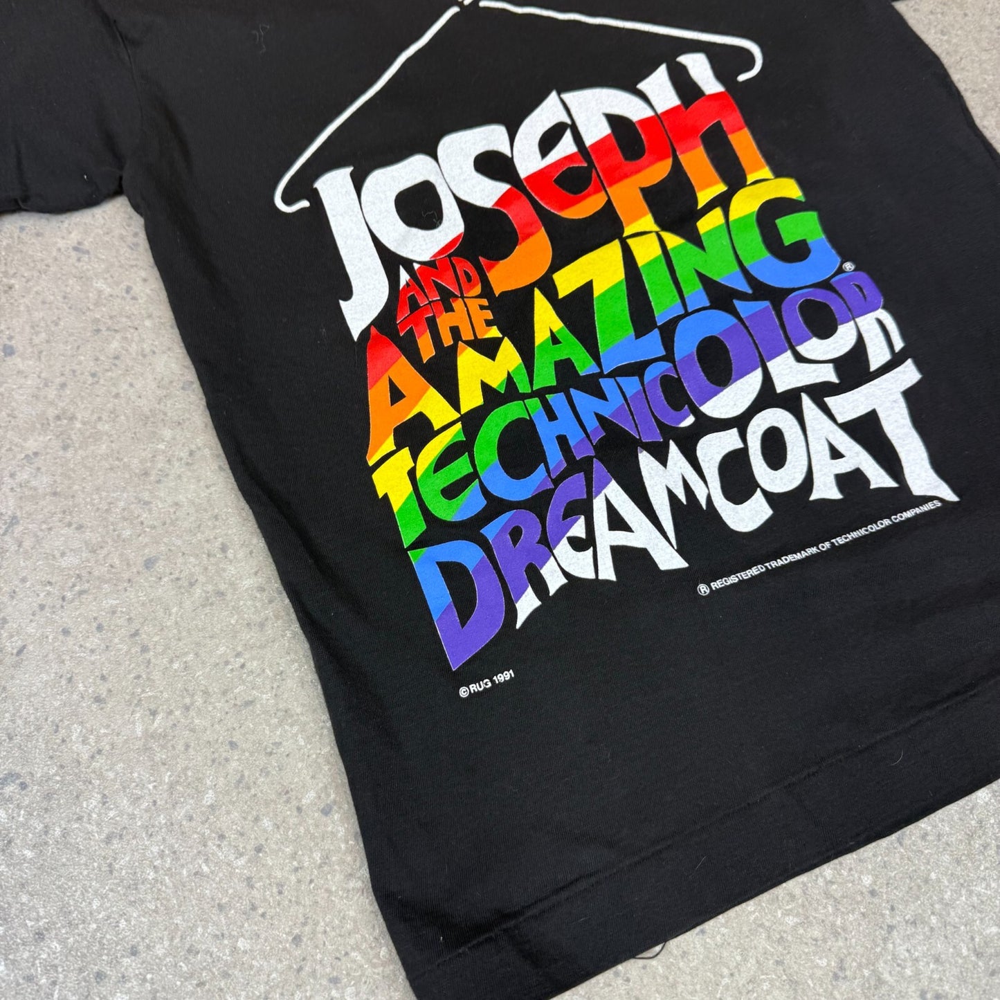 Joseph The Amazing Technicolour Dreamcoat T Shirt XS Single Stitch 1991