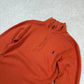 Polo Ralph Lauren 1/4 Zip Jumper XS Orange