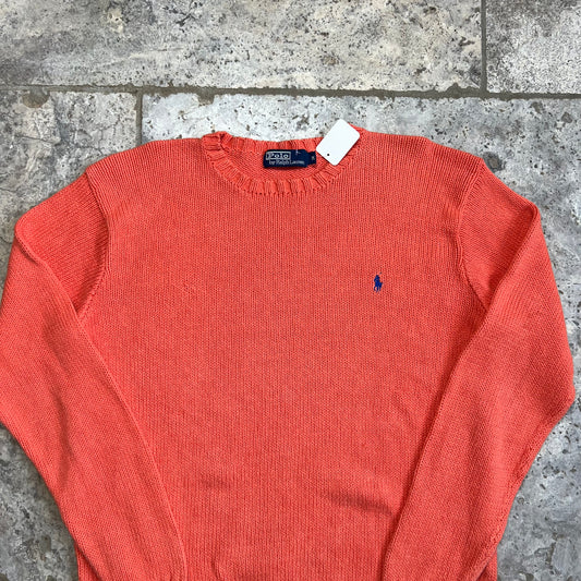 Ralph Lauren orange knit medium -large
