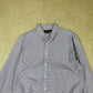 Ralph Lauren Shirt Large Purple White Check Long Sleeve 120 Poplin