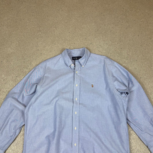 Ralph Lauren Shirt Large Blue Colourway Embroidered Logo
