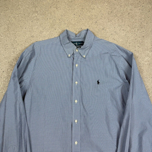 Ralph Lauren Shirt XL Blue Check