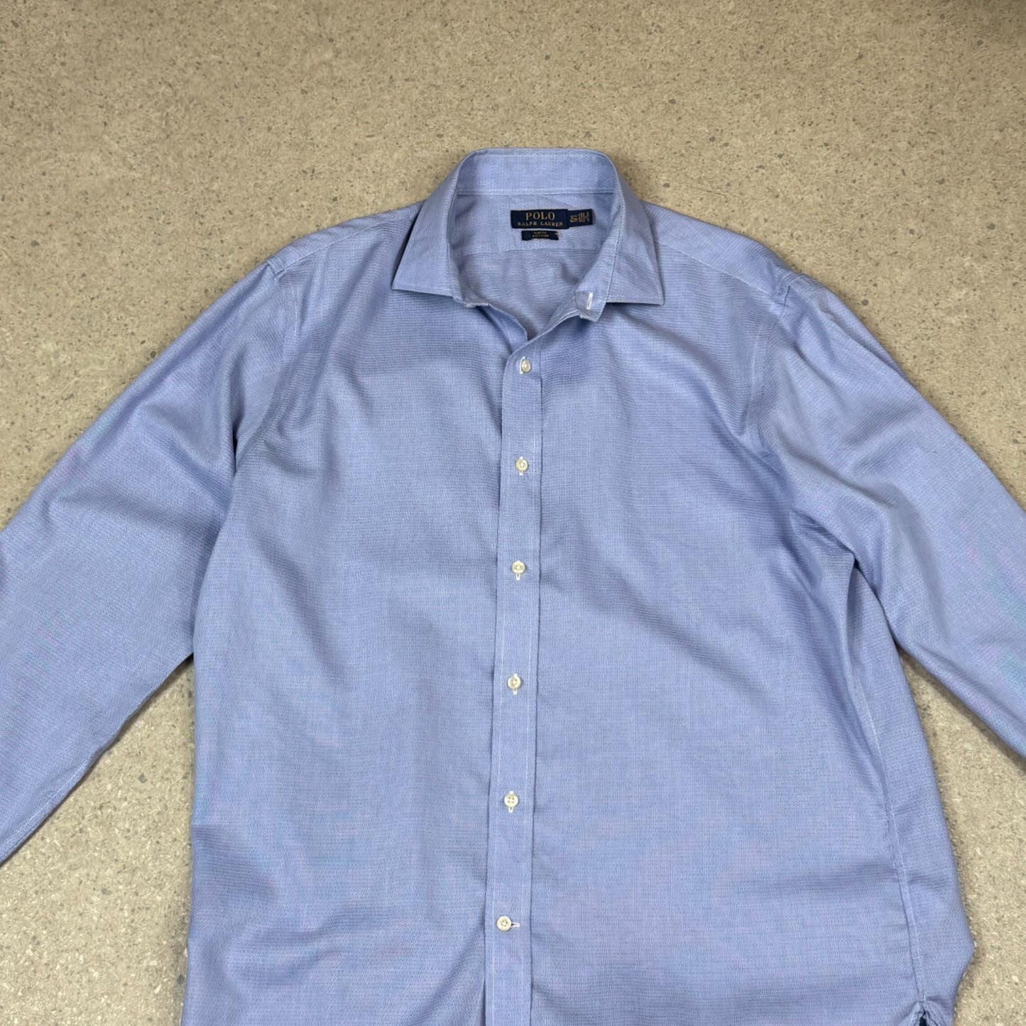 Ralph Lauren Shirt XL Slim Fit Embroidered Logo Long Sleeve