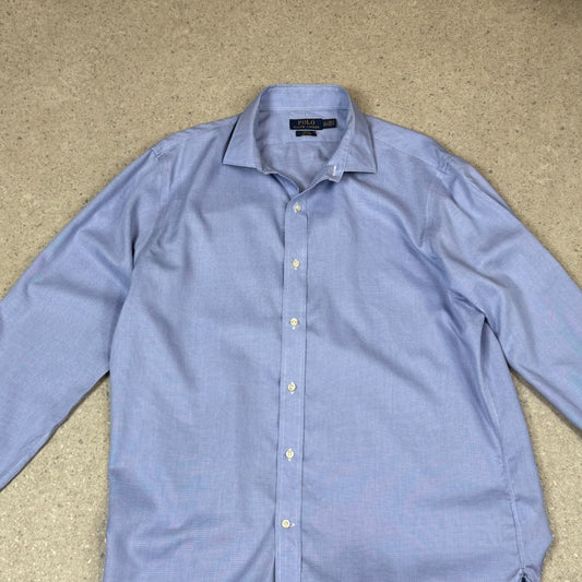 Ralph Lauren Shirt XL Slim Fit Embroidered Logo Long Sleeve