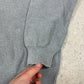 Fred Perry Sweatshirt Grey Knit Medium Thick Cotton Vintage Long Sleeve