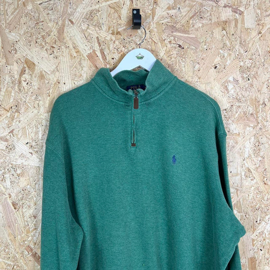 Ralph Lauren 1/4 zip green 2XL