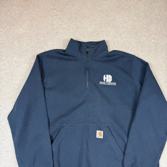 Carhattt 1/4 Zip Jumper XL Navy Colourway Long Sleeve Pocket