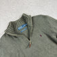 Polo Ralph Lauren 1/4 Jumper Zip Medium Green