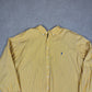 Ralph Lauren Shirt 4XLT Yellow Striped Classic Fit Long Sleeve