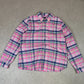 Ralph Lauren Shirt XL Check Embroidered Logo Pink Colourway