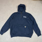 Carhartt Rain Defender XL 1/4 Zip Navy Colourway Hooded