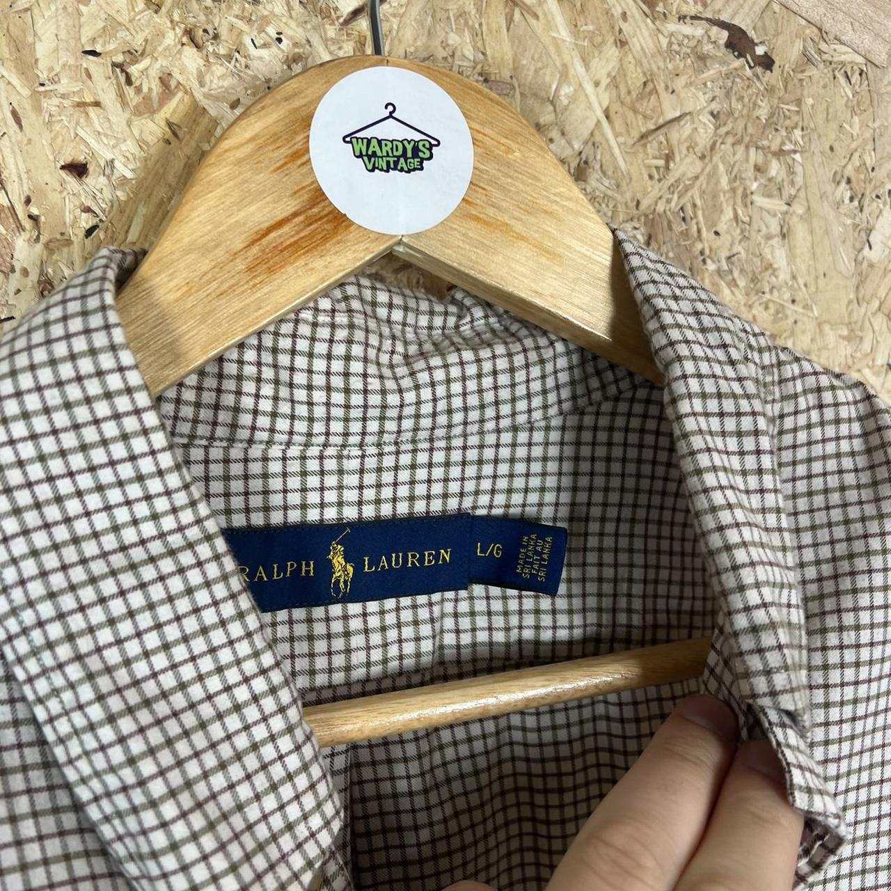 Ralph Lauren check shirt large