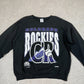 Colardo Rockies Sweater Large Black Made in USA 1993 Long Sleeve