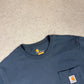 Carhartt T Shirt Small Grey Heavyweight Pocket Logo