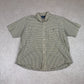 Ralph Lauren Shirt XXL Yellow Check Short Sleeve Button Down Blake Cotton