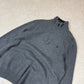 Ralph Lauren 1/4 Zip Jumper Large Grey Colourway Merino Wool Super Soft