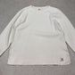 Carhartt Long Sleeve 2XL Cream Colourway Embroidered Logo Heavyweight