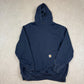 Carhartt Hoodie Rain Defender Jacket XL / XXL Navy Blue