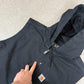 Carhartt Hooded Vest XLBlack Colourway Full Zip