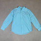 Ralph Lauren Shirt Large Blue Check Shirt Embroidered Logo Long Sleeve