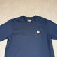 Carhartt T Shirt Large Loose Fit Navy Colourway