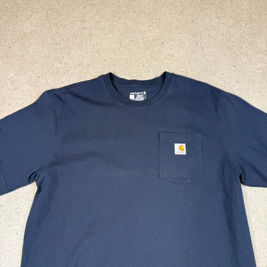 Carhartt T Shirt Large Loose Fit Navy Colourway