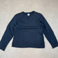 Nike Sweater Small Navy Swoosh Women’s Large Embroidered Swoosh