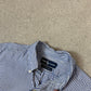 Ralph Lauren Yarmouth Shirt Large Blue White Striped Embroidered Logo