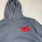 Carhartt Rain Defender Hoodie Medium Grey NASCAR Racing Logo Hooded Pocket