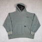 Dickies Hoodie Large Sea-foam Green Flannel Boxy Fit Vintage