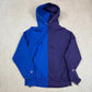 Champion Reverse Weave Reworked Hoodie Medium Navy Blue Hooded Embroidered