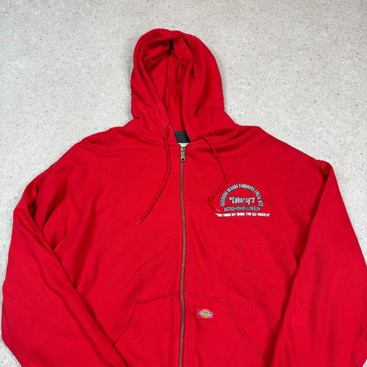 Dickies Hoodie Red XL Full Zip