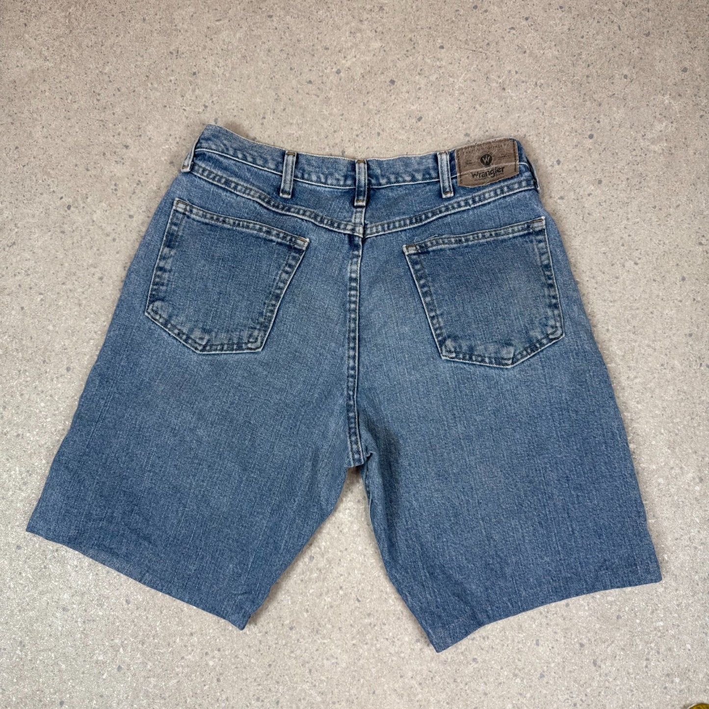 Wrangler Jorts 34” Blue Colourway Denim