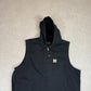Carhartt Hooded Vest XLBlack Colourway Full Zip