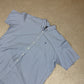 Ralph Lauren Check Shirt 2XL Short Sleeves Blue Embroidered Logo