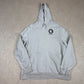 Carhartt Hoodie 2XL Light Blue Hooded Pocket Logo