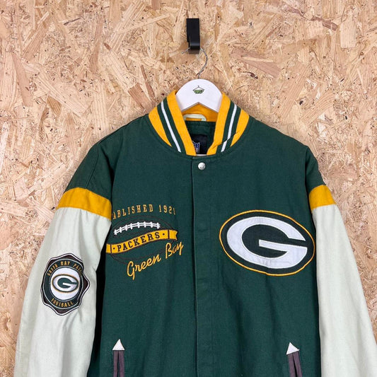 Green Bay packers varsity jacket large