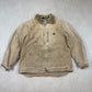 Carhartt Chore Jacket XL Brown Fleece Lined
