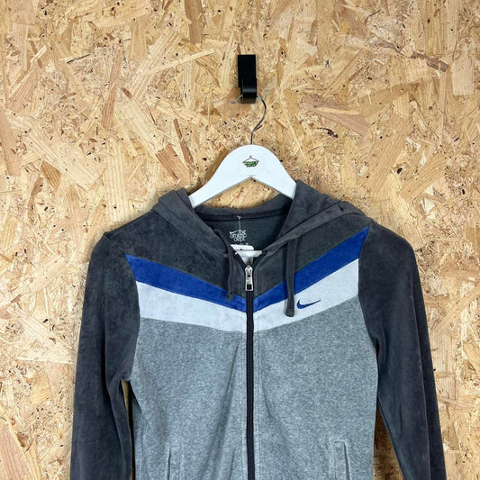 Nike velour hoodie XS