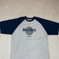 Hard Rock Cafe Berlin T Shirt XL Grey Navy Relaxed Fit Y2K