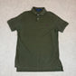 Ralph Lauren Polo Shirt Large Khaki Olive Embroidered Logo Short Sleeve