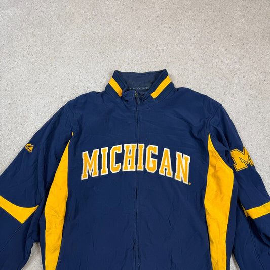 Michigan Varsity Jacket XL Blue Yellow