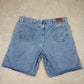 Wrangler Jorts 40” Light Blue Wash Baggy Fit