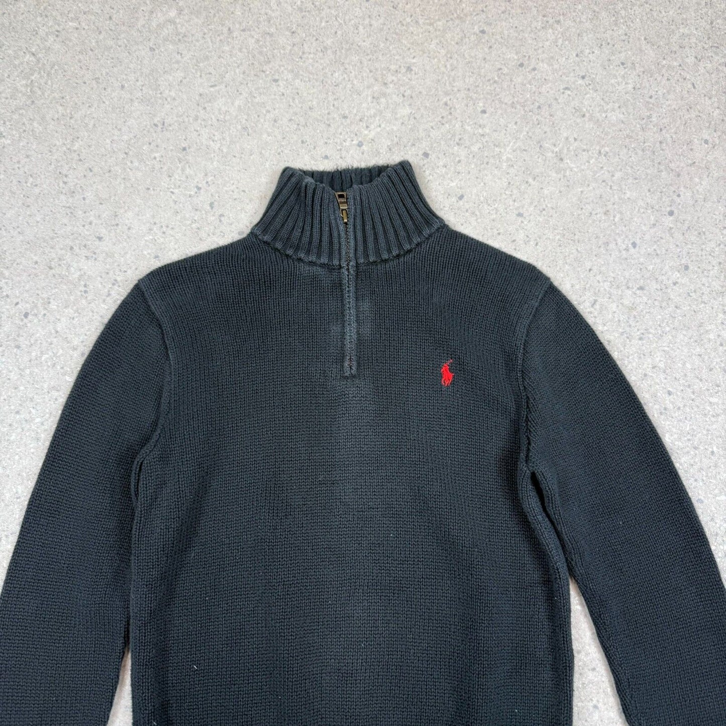 Ralph Lauren 1/4 Zip Jumper Women’s Small Black