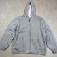 Carhartt Grey Full Zip Jacket XL