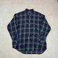 Ralph Lauren Check Shirt Large Navy Blake