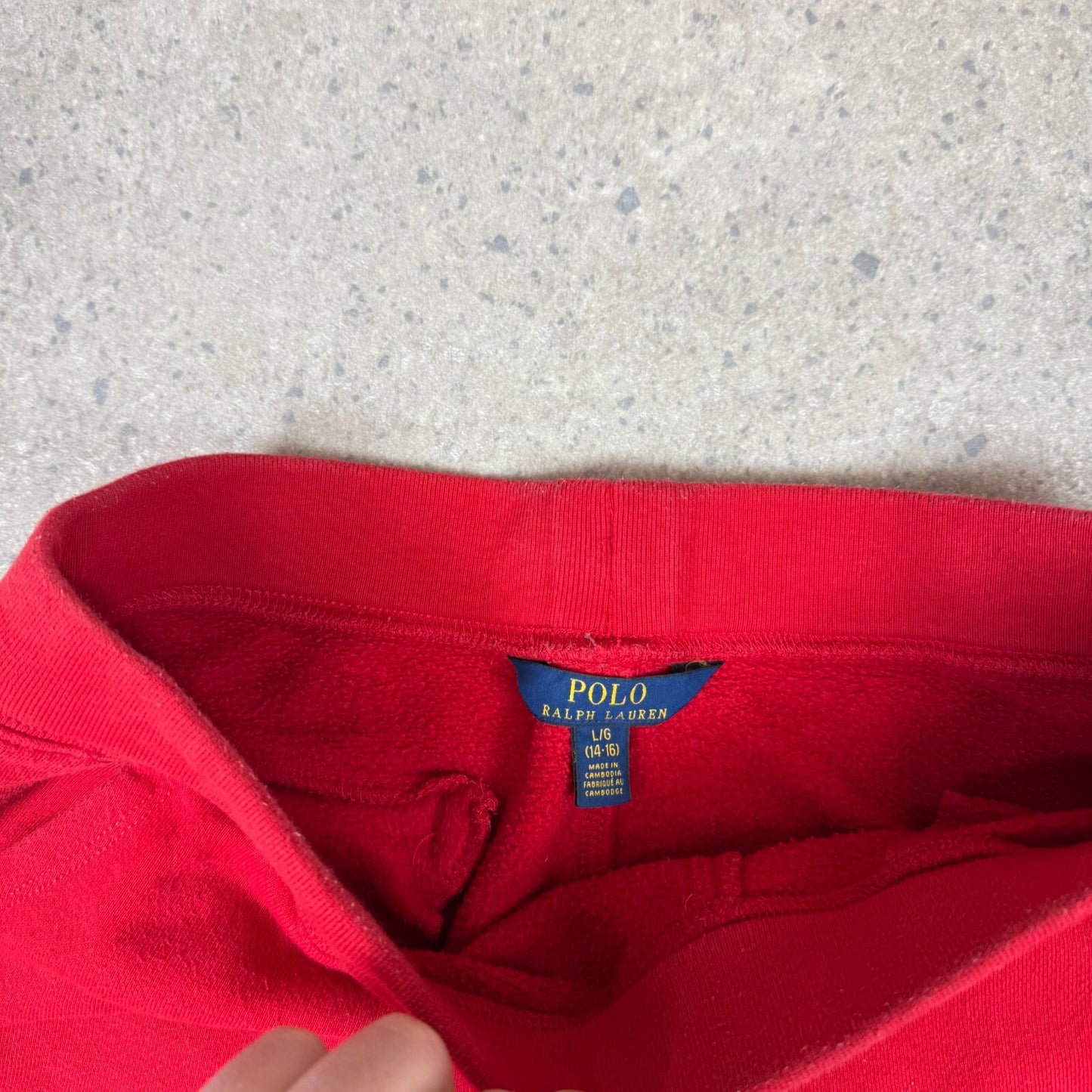 Ralph Lauren Joggers Women’s Small 8/10 Red Colourway Cuffed
