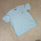 Carhartt Pocket Logo T Shirt Large Loose Fit Baby Blue Colourway Short Sleeve
